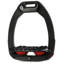 Flex-On Safe-On Inclined Ultra-Grip Stirrups - Black/Black/Red