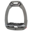 Flex-On Safe-On Inclined Ultra-Grip Stirrups - Dark Grey/Grey/Grey