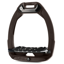 Flex-On Safe-On Inclined Ultra-Grip Stirrups - Brown/Black/Brown