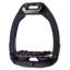 Flex-On Safe-On Inclined Ultra-Grip Stirrups - Navy/Black/Purple