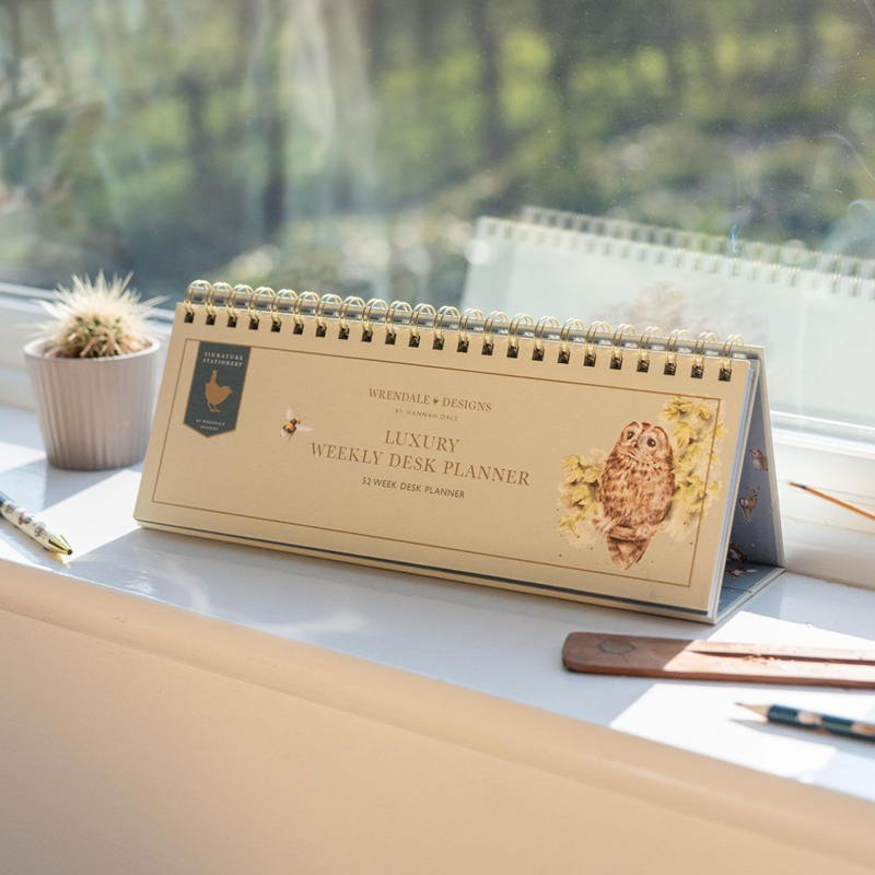 Wrendale Designs Signature Stationery Weekly Desk Planner-1