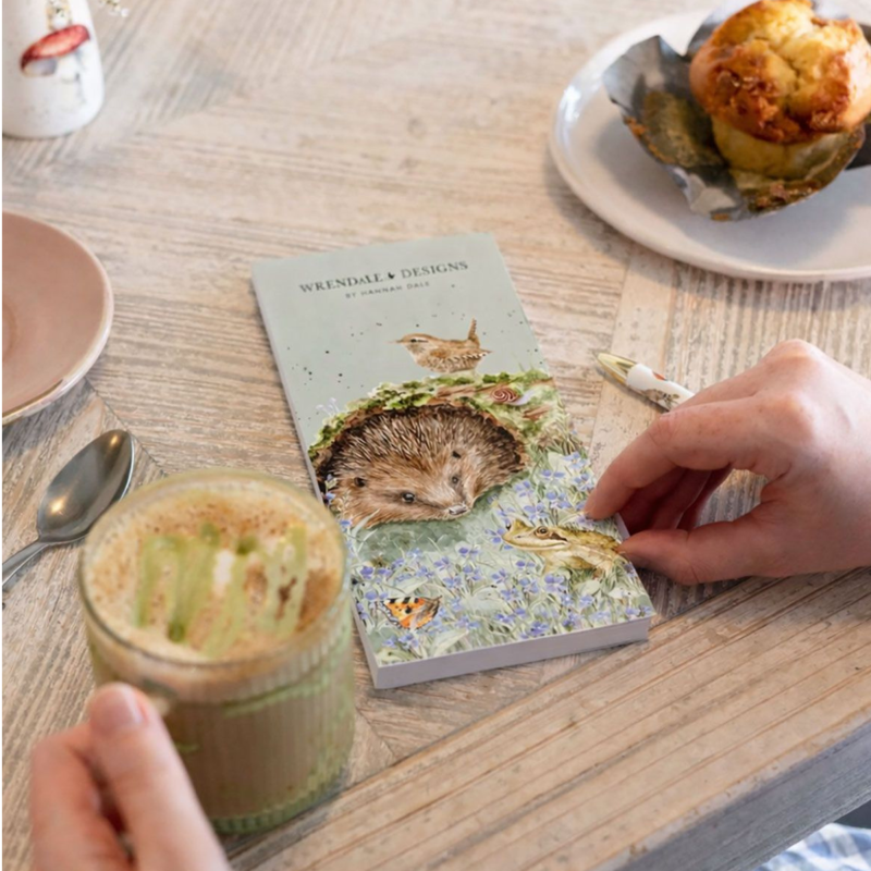 Wrendale Designs 'The Wild Patch' Hedgehog Shopping Pad -1