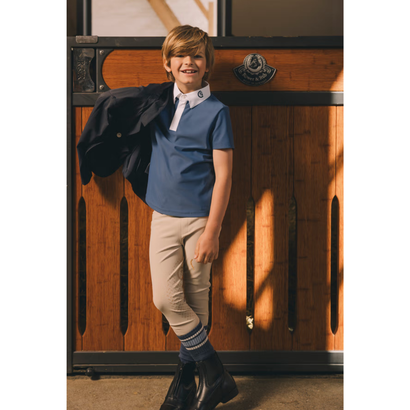 Kentucky Boys Osaka Short Sleeve Show Shirt - Navy-3