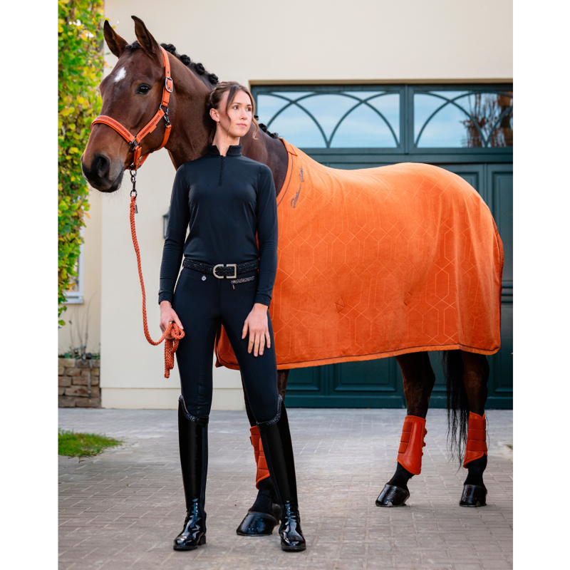 Eskadron Fleece Stamp Sweat Rug Platinum SS26 - Amber-1
