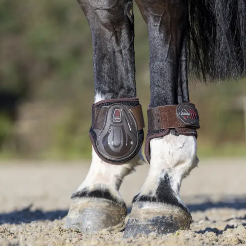 LeMieux Derby ProJump Fetlock Boot - Brown-1