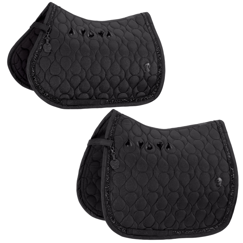 Eskdaron Sparkle Jewel Saddlecloth Platinum SS26 - Black