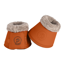 Eskadron Faux Leather Faux Fur Bell Boots - Amber