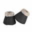 Eskadron Faux Leather Faux Fur Bell Boots - Black
