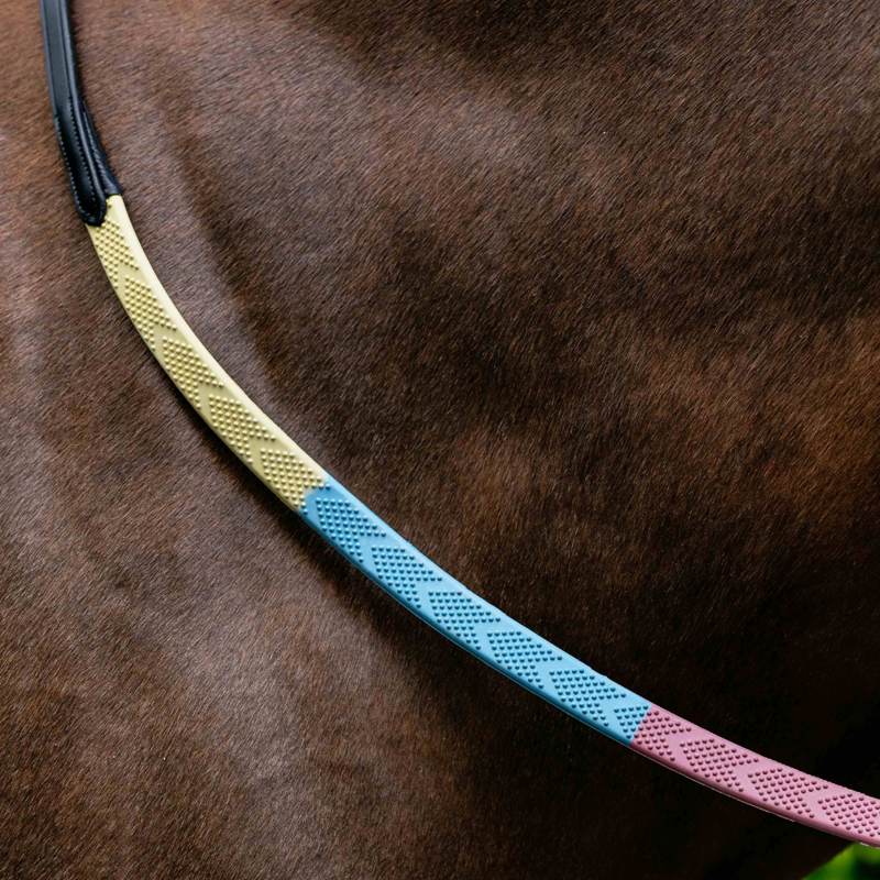 LeMieux Versa Grip Reins - Spring Pastels-1