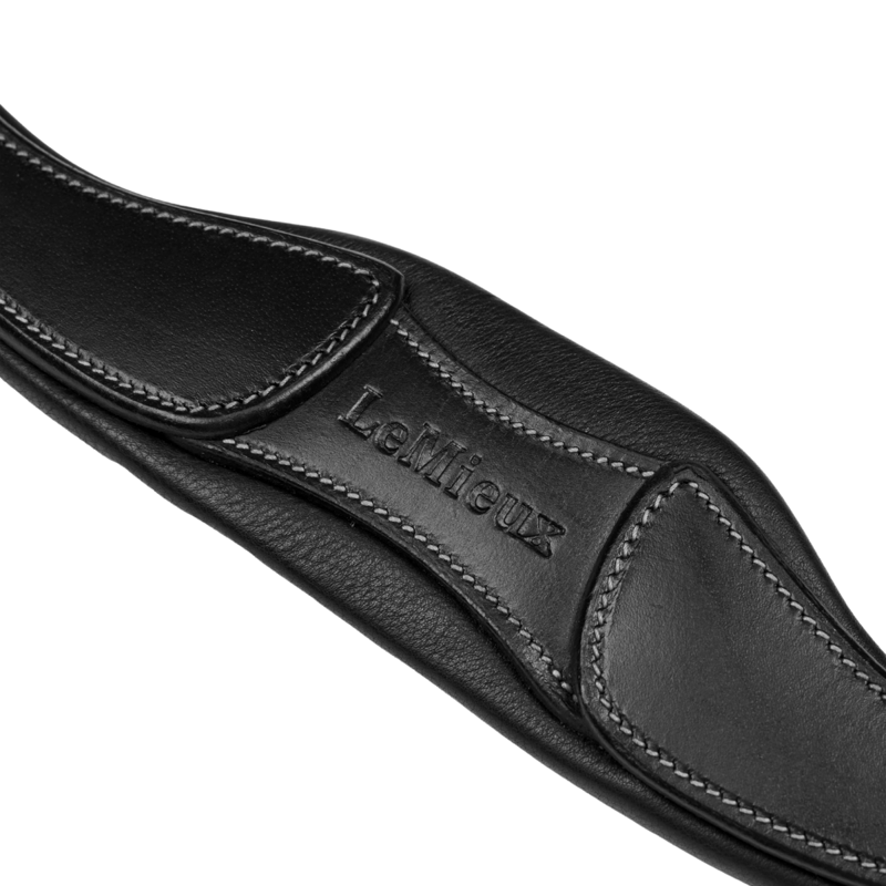 LeMieux Arika Contrast Anatomic Headpiece - Black/Silver-1