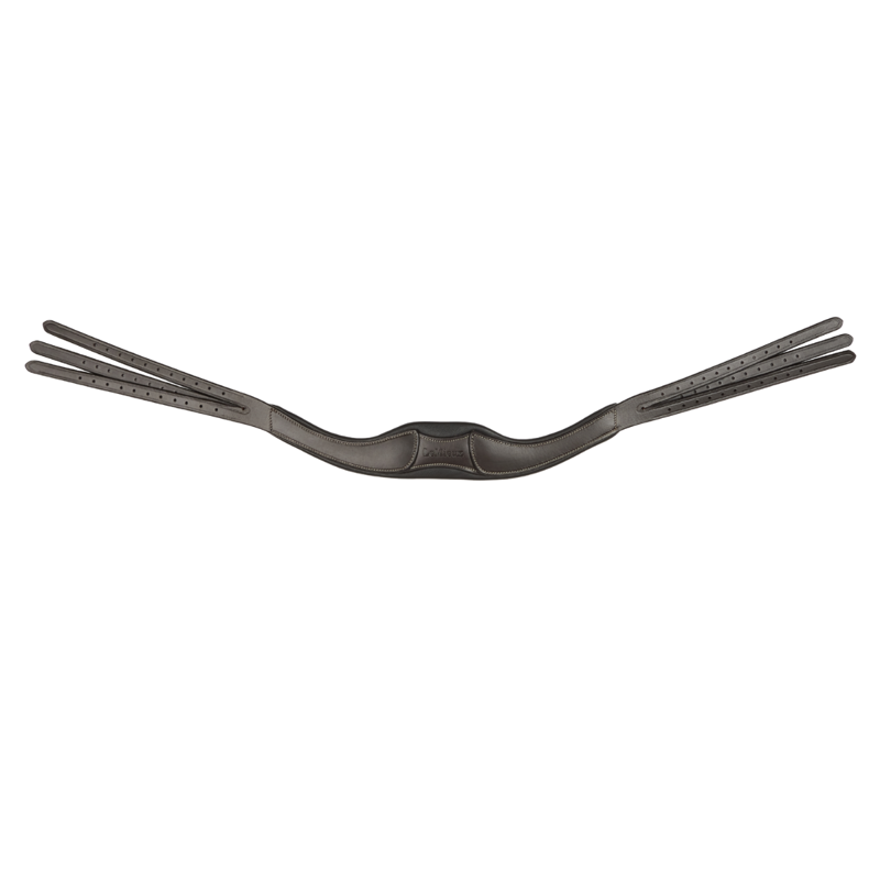 LeMieux Arika Contrast Anatomic Headpiece - Brown/Silver