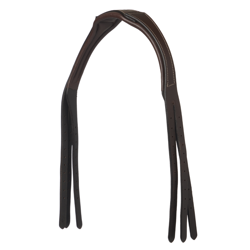 LeMieux Arika Contrast Anatomic Headpiece - Havana/Silver