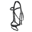 LeMieux Arika Anatomic Split Noseband Bridle - Black/Silver