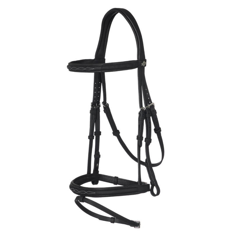 LeMieux Arika Classique Flash Bridle - Brown
