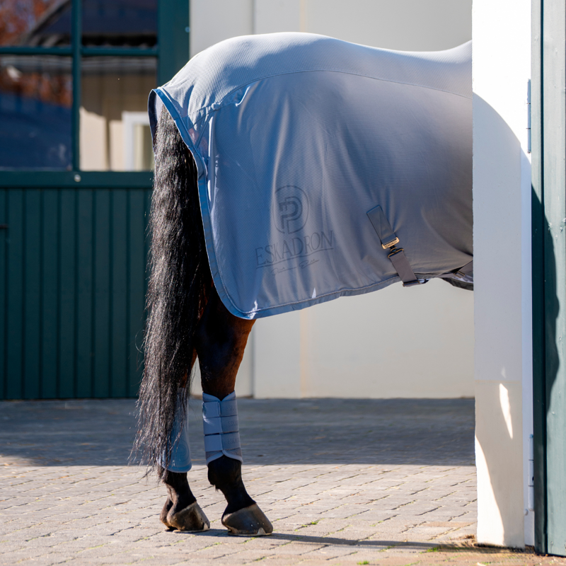 Eskadron Pro Cover Fly Rug Platinum SS26 - Slate Blue-3