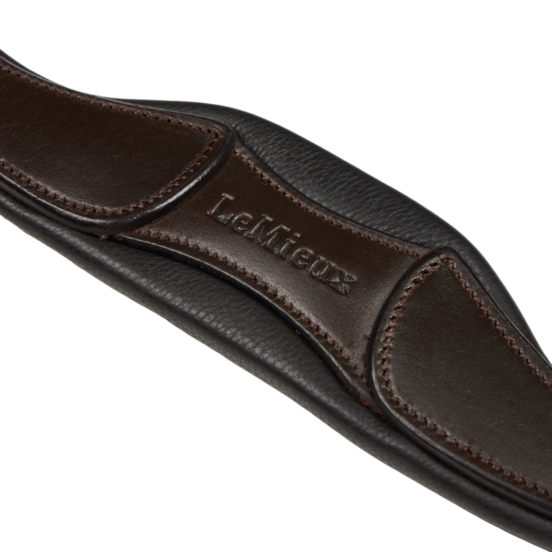 LeMieux Arika Anatomic Headpiece - Brown/Silver-1