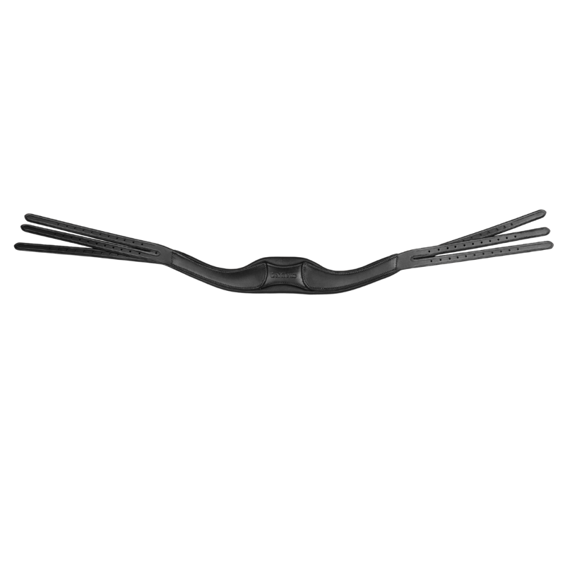 LeMieux Arika Anatomic Headpiece - Black/Silver