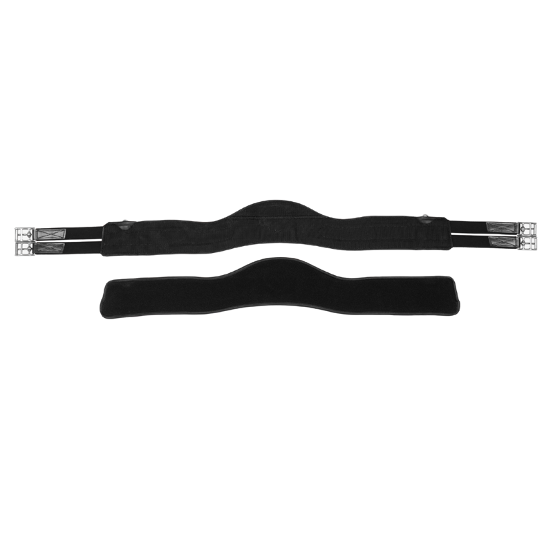 LeMieux Hunter Girth with Detachable Non-Slip Liner - Black