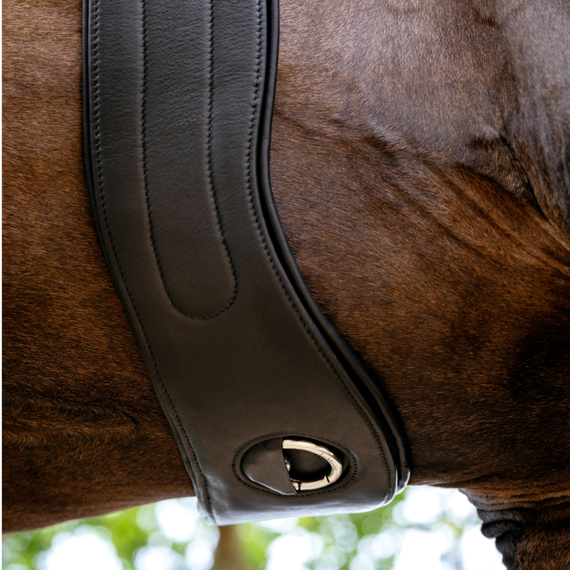 LeMieux Hunter Girth with Detachable Non-Slip Liner - Black-5