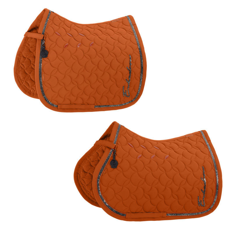 Eskadron Pro Soft Glitter Saddlecloth Platinum SS26 - Amber