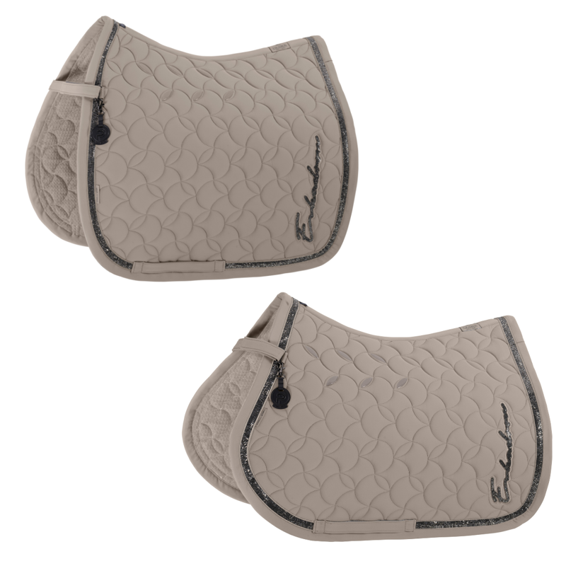 Eskadron Pro Soft Glitter Saddlecloth Platinum SS26 - Pale Grey