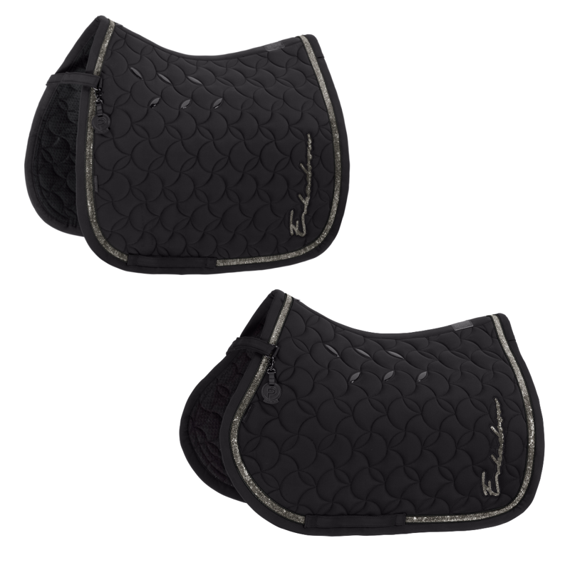 Eskadron Pro Soft Glitter Saddlecloth Platinum SS26 - Black
