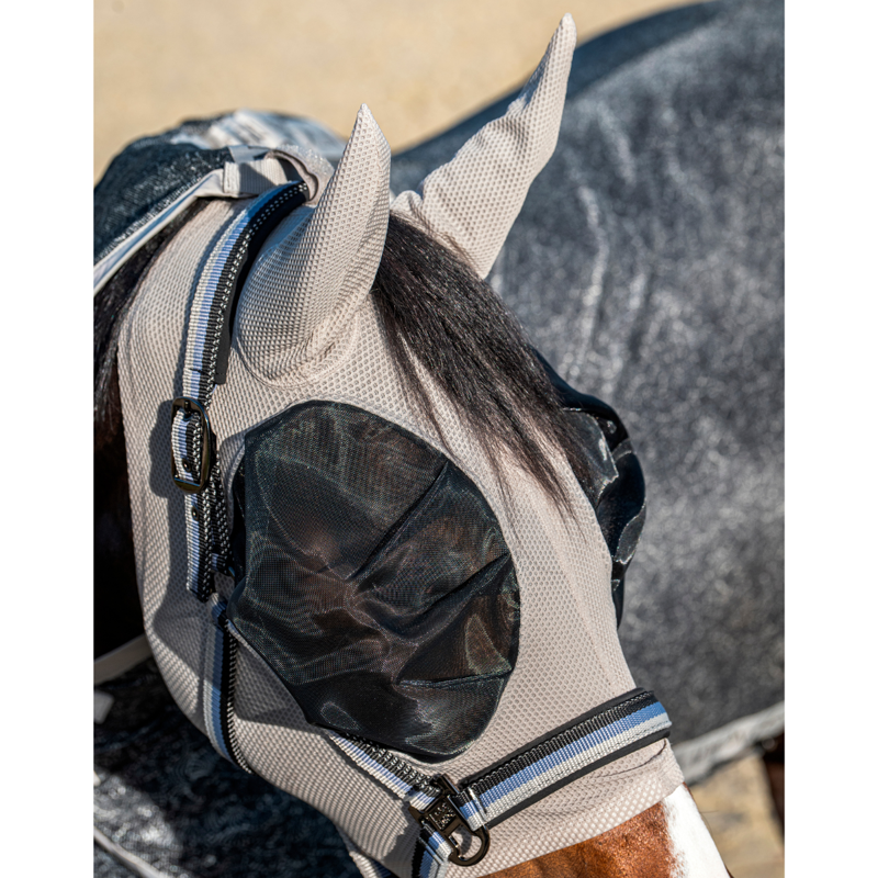 Eskadron Tube Pro Fly Mask Platinum SS26 - Pale Grey-1