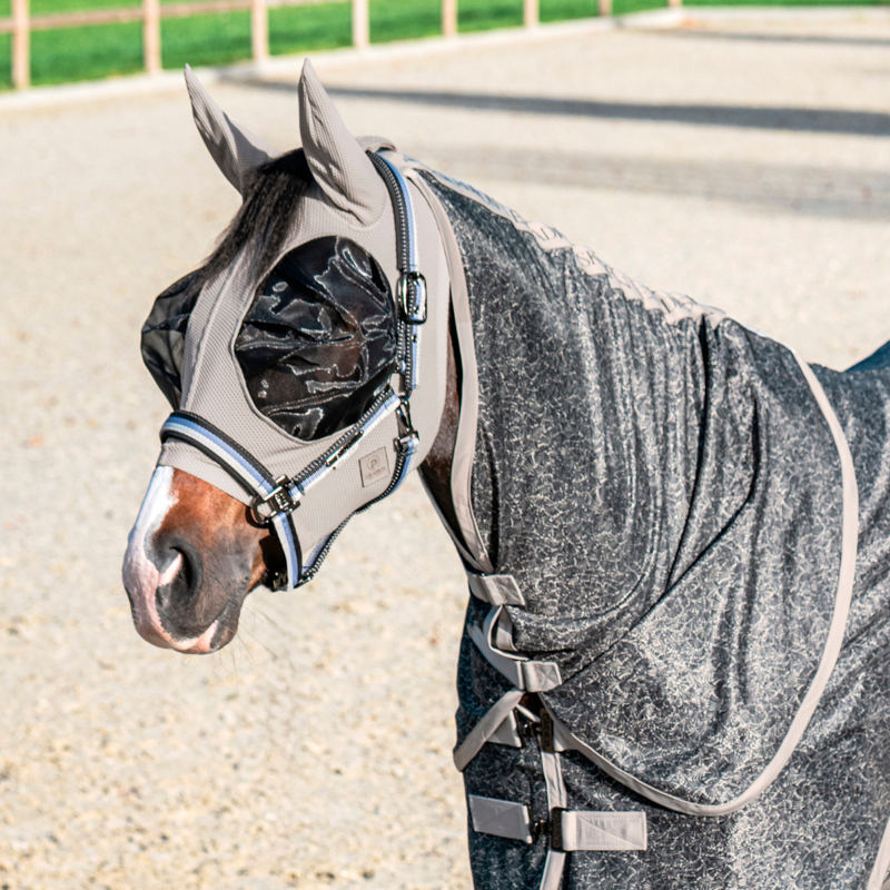 Eskadron Tube Pro Fly Mask Platinum SS26 - Pale Grey-2