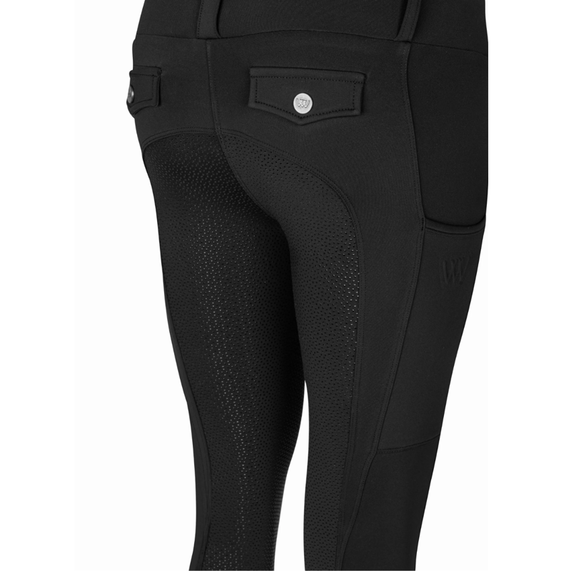 Woof Wear Young Rider Elite Riding Tights - Black-3