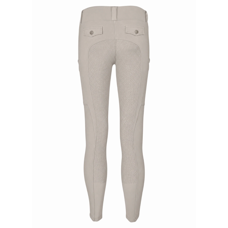 Woof Wear Young Rider Elite Riding Tights - Stone-1