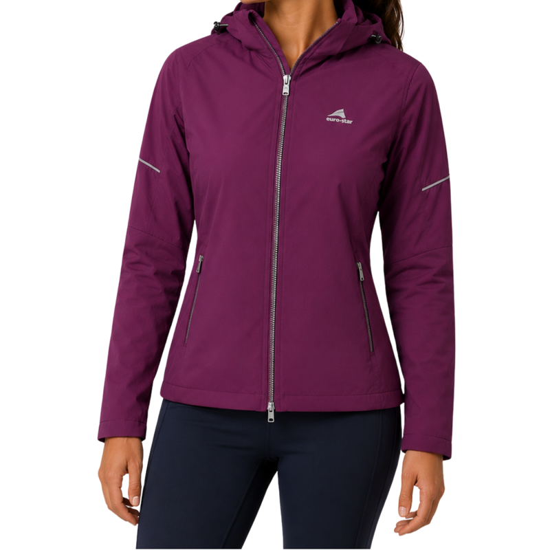 Euro-Star Ladies Phoebe Jacket - Dark Purple