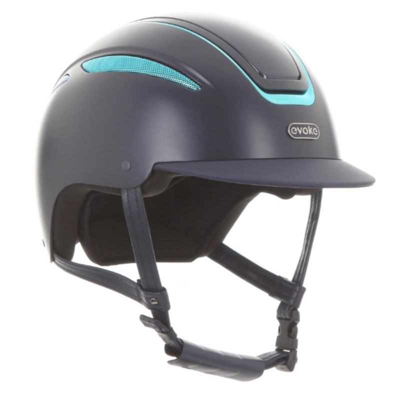Evoke Callisto Classic Peak Galaxy 25 Riding Hat - Navy Limited Edition-1