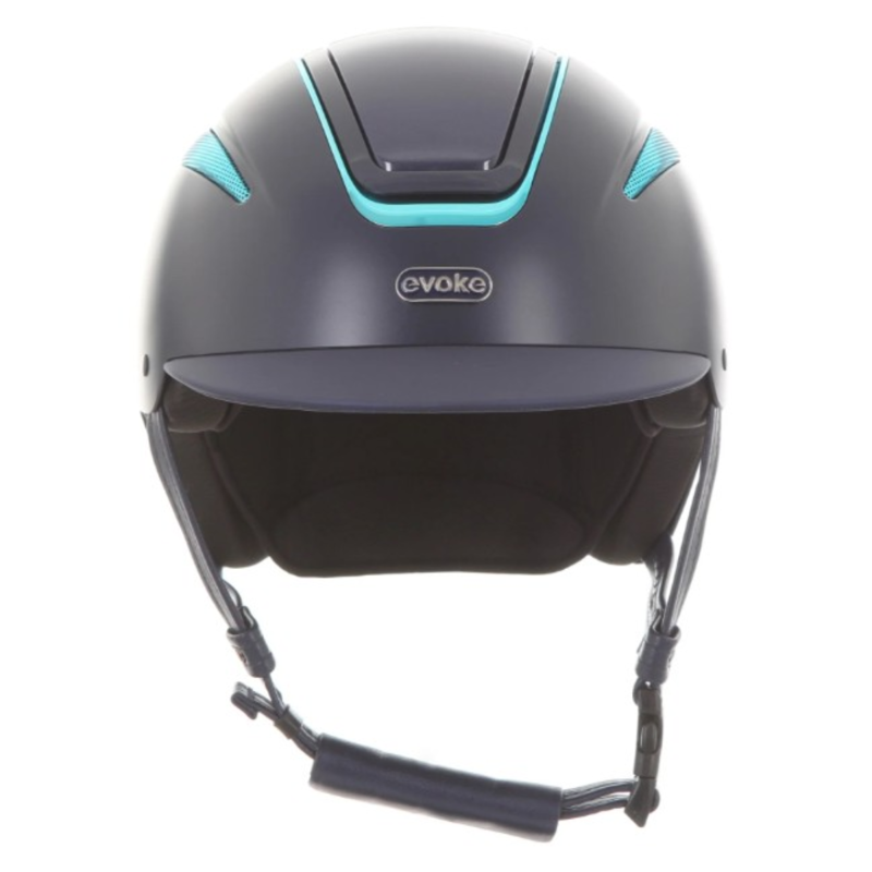 Evoke Callisto Classic Peak Galaxy 25 Riding Hat - Navy Limited Edition-2