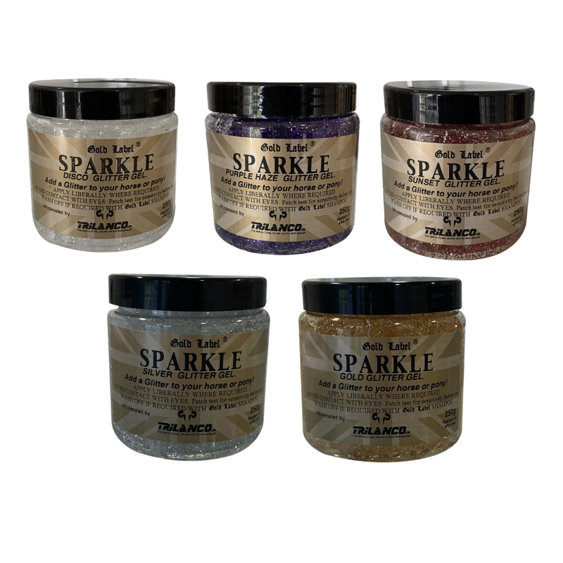 Gold Label Sparkle Glitter Gel 250g