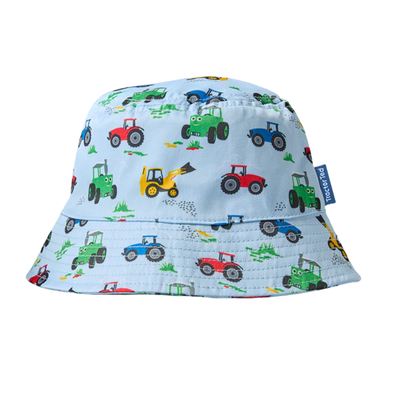 Tractor Ted Bucket Hat - Blue