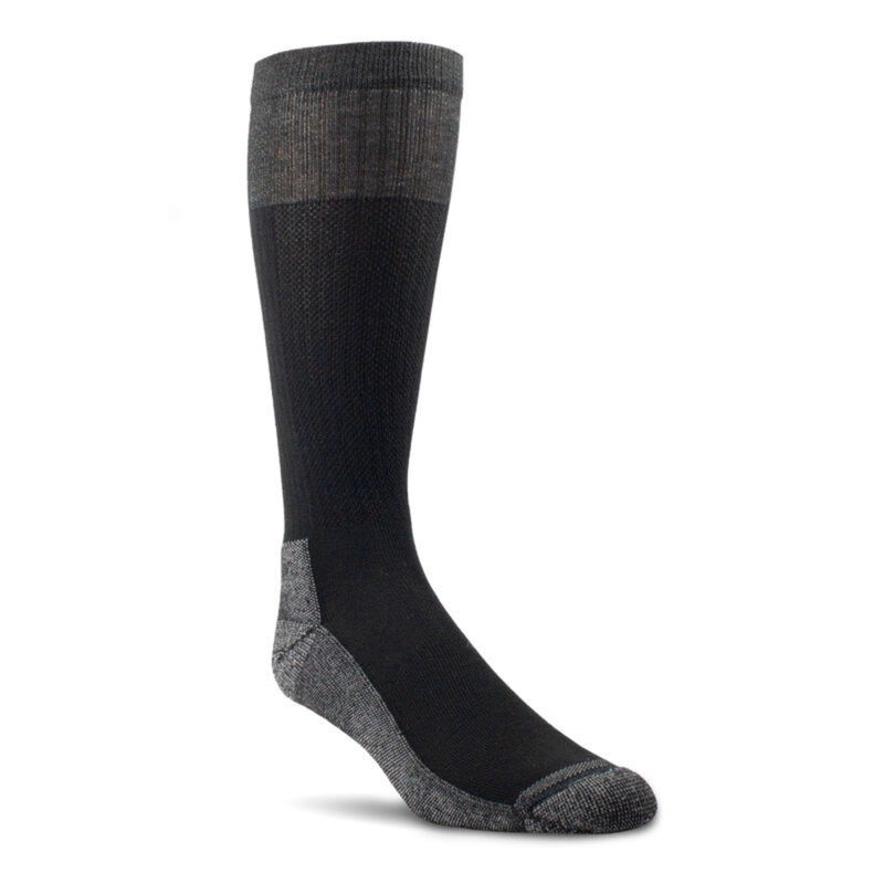 Ariat VentTEK Over The Calf Western Boot Sock 2 Pair Pack - Black