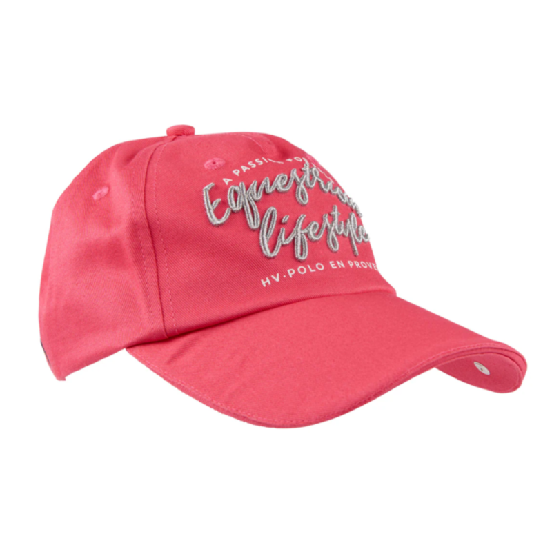 HV Polo Carmen Baseball Cap - Bright Coral