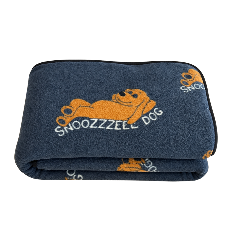 Snoozzzeee Dog Relax Dog Blanket - 100 x 150 - Grey