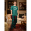 Horseware Men's Holiday PJ Set - Green Check/Navy/Red
