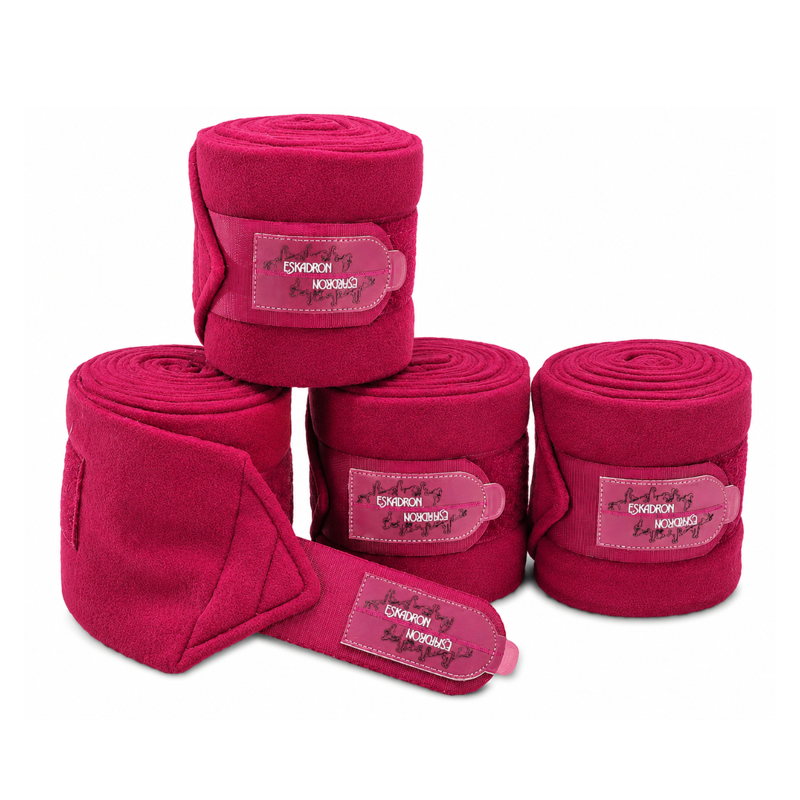 Eskadron Fleece Bandages - Sangria 