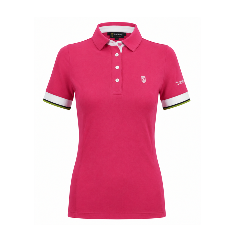 Tredstep Ladies Performance Polo Shirt - Raspberry