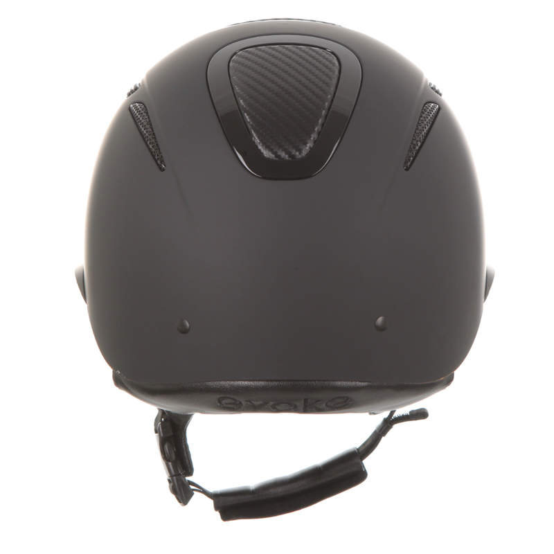 Evoke Elara Classic Peak Riding Hat - Black/Carbon-2