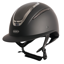 Evoke Elara Wide Peak Riding Hat - Black/Gunmetal