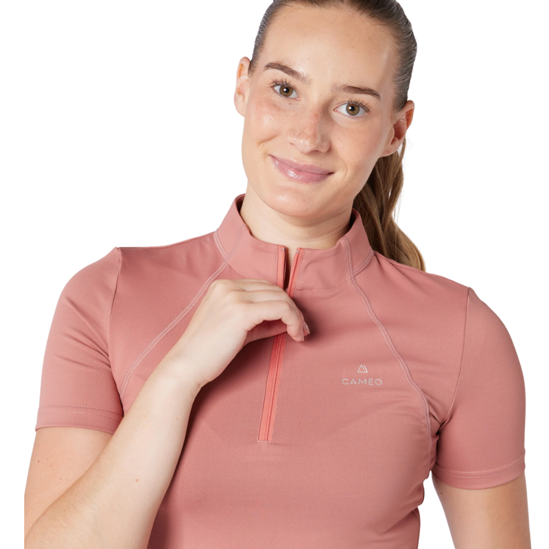 Cameo Short Sleeve Base Layer - Dusky Pink