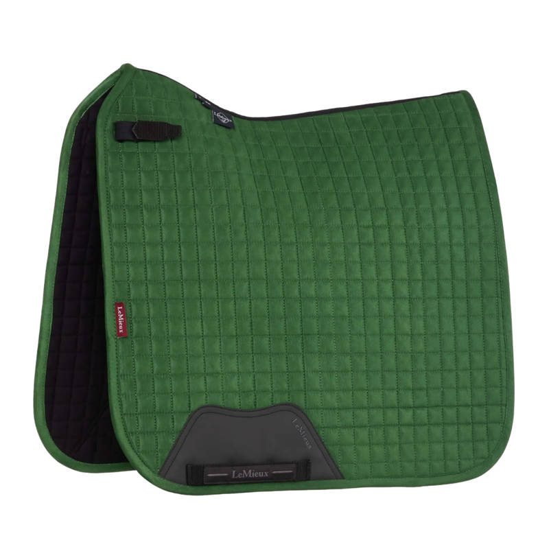 LeMieux Suede Dressage Square - Hunter Green