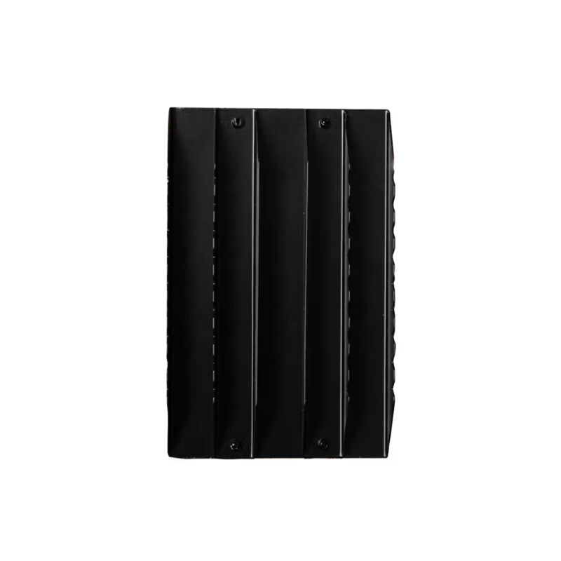 Grooming Deluxe Steel Curry Comb - Black