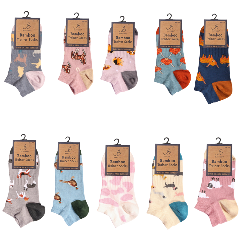 Bartleby Ladies Trainer Socks