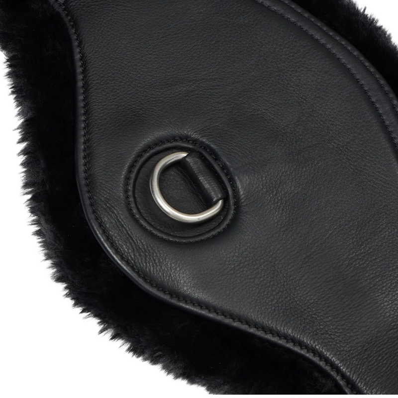 Lemieux Arika Simuwool Contoured Dressage Girth - Black-1
