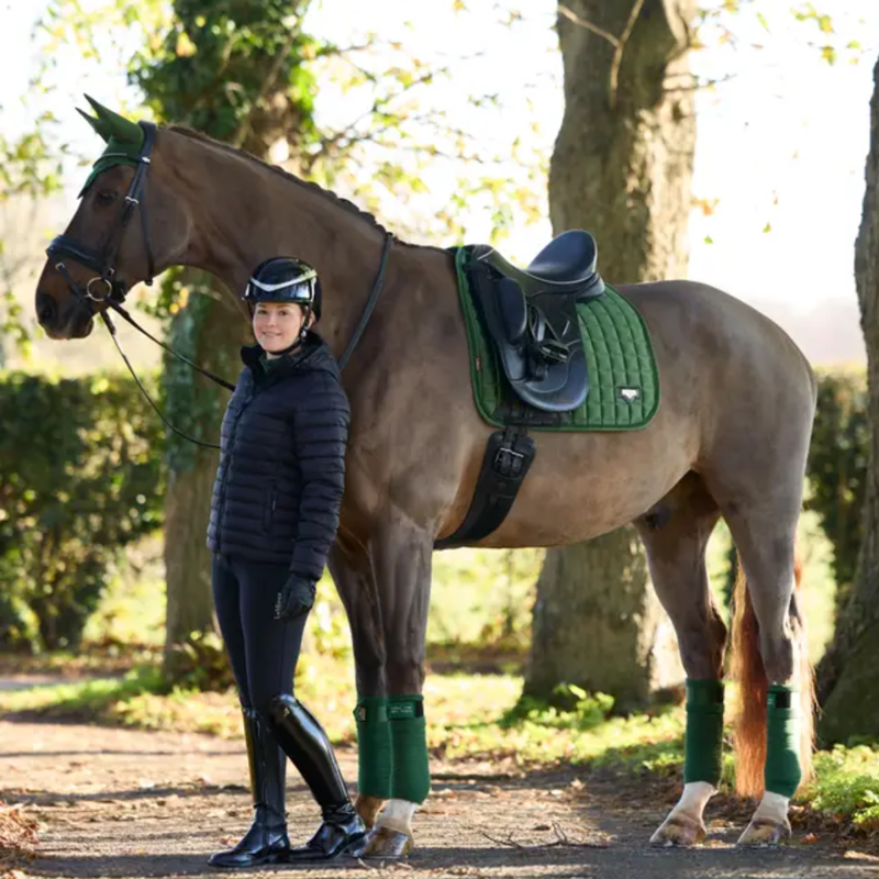 LeMieux Loire Dressage Square - Hunter Green-1