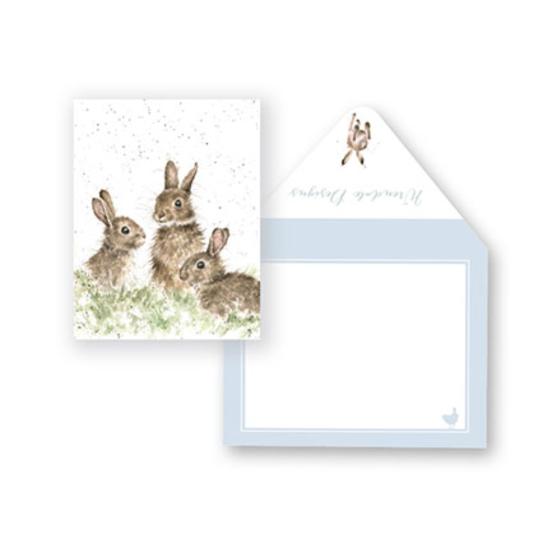 Wrendale Designs 'Born Free' Rabbit Mini Gift Enclosure Card